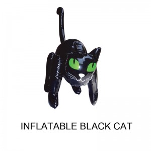 Felfújható Halloween dekorációk kellékek fekete macska